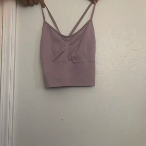 Light purple crop top